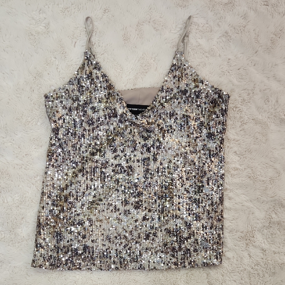 Sequin Gold And Silver Women's Camisole